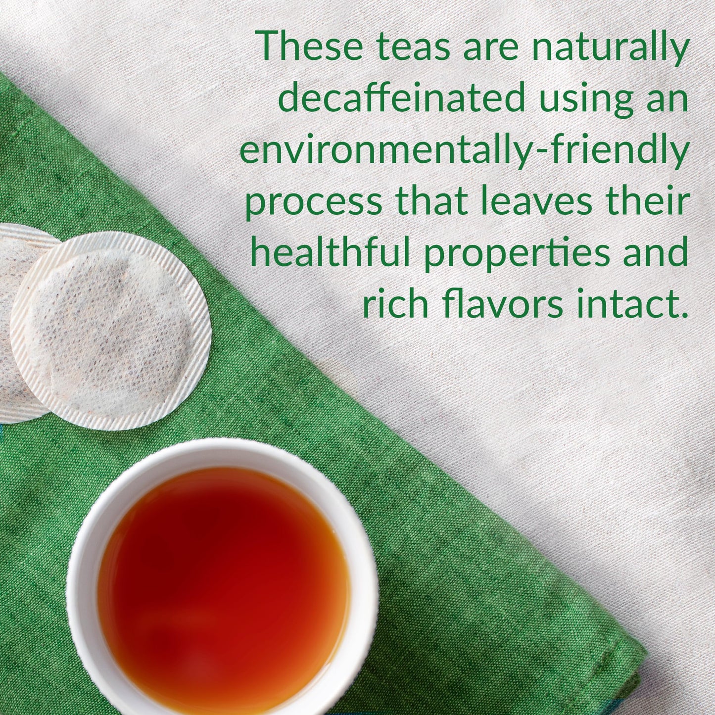 The Republic of Tea Decaf Vanilla Almond Black Tea - 50 Tea Bag Tin