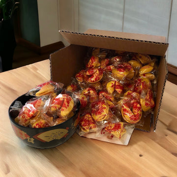 50 Fortune Cookies - Individually Wrapped With Fun, Traditional Fortunes [Pack Of 50 Cookies] Bundle With Habanerofire Chopstick