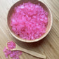 Sweetglob Old Fashioned Medium Rock Sugar Candy Gems, Lump Sugar Rock Crystals (1 Pound, Pink Cherry)