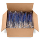 Candy Envy - Navy Blue Rock Candy Sugar Sticks - Blueberry Flavored - 144 Indiv. Wrapped