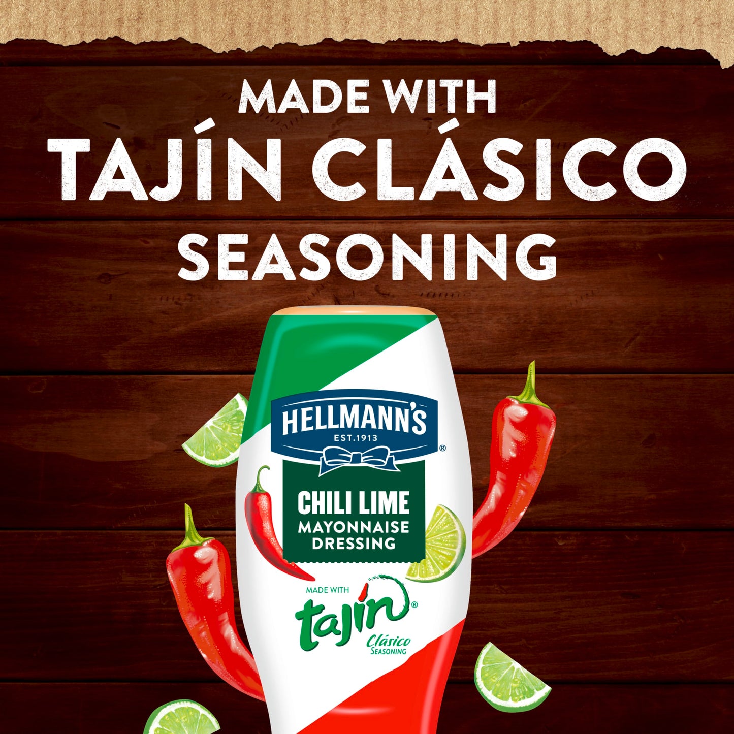 Hellmann'S Mayonnaise Dressing Chili Lime For Grilled Corn, Tacos, Grain Bowls & More, With Taj  N Cl  Sico Seasoning, Real Ingr