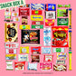 Seconde Nature Korean Snack Box 48 Count - Variety of Chips, Cookies, Ramen & Candy - Perfect Gift for K-Food Lovers
