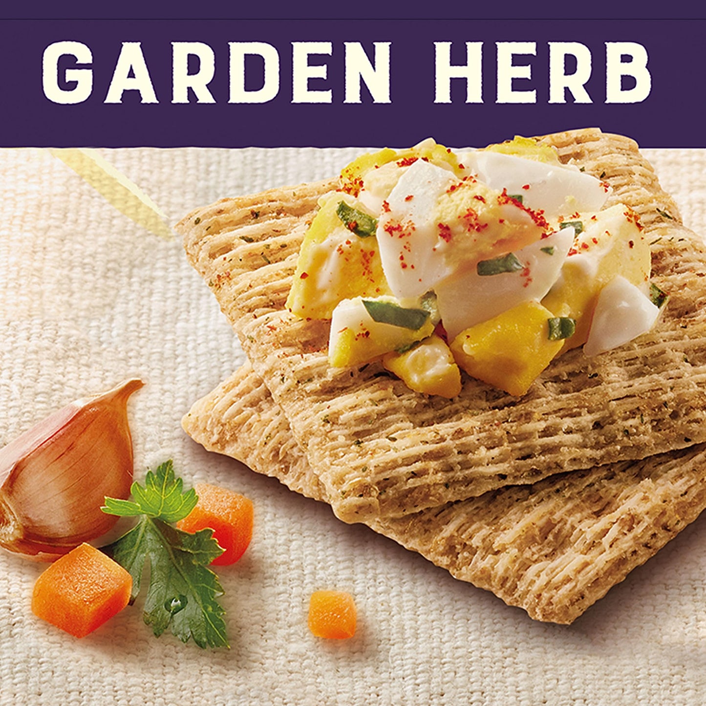 Triscuit Garden Herb Whole Grain Wheat Crackers, 6 - 8.5 Oz Boxes