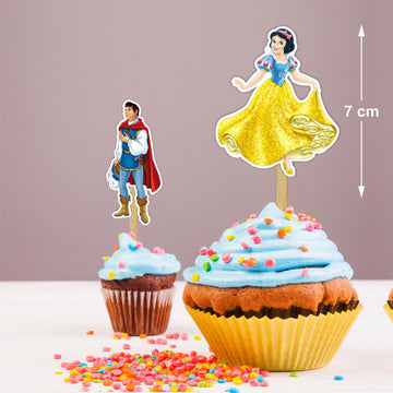 Snow White And The Sevn Dwafs Cupcake Topper
