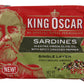 King Oscar Sardines in Extra Virgin Olive Oil with Spicy Cracked Pepper, Single Layer, 3.75 Ounce (Pack of 12)