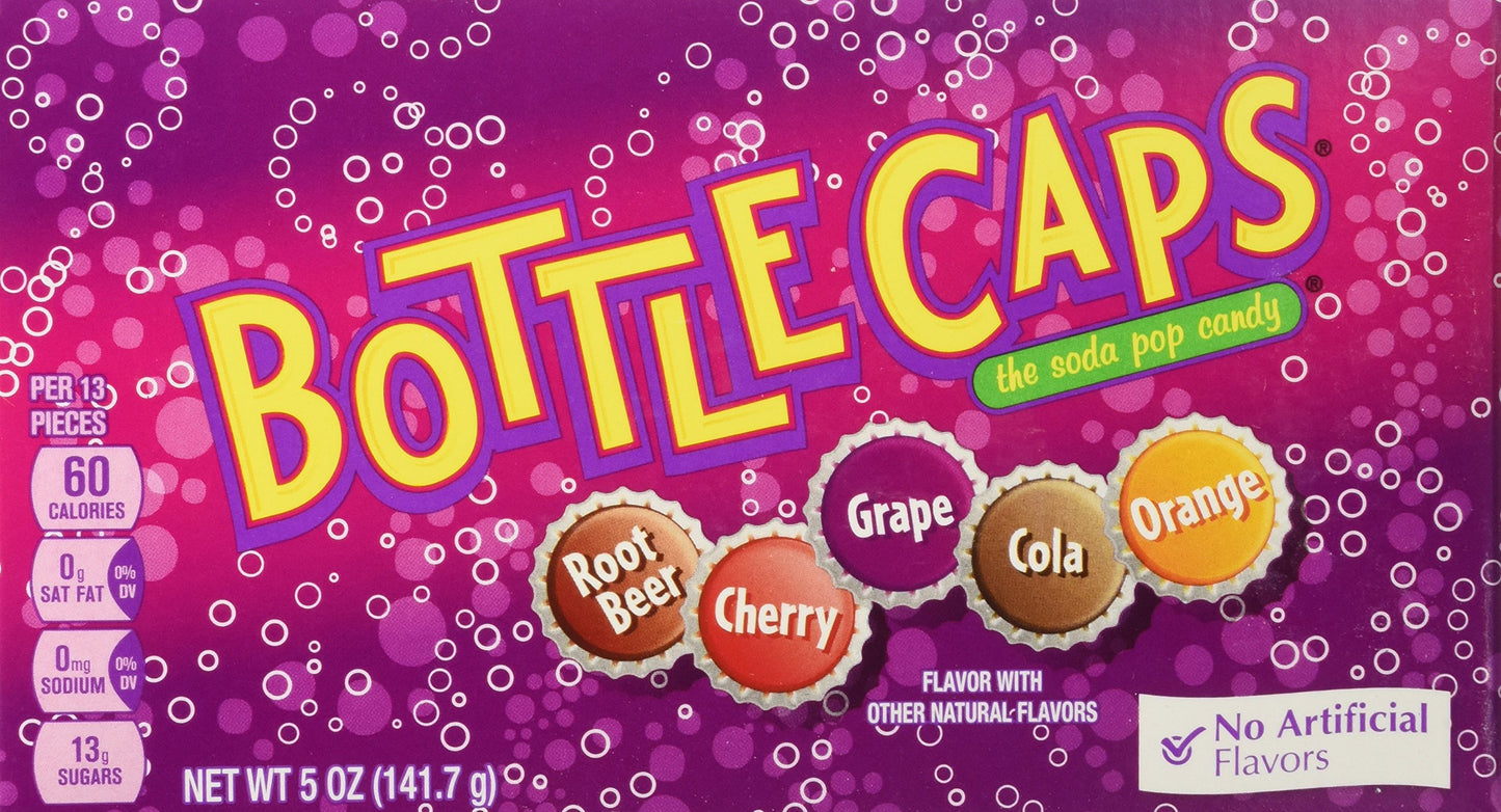 Wonka Bottle Caps Theater Box, 5 Ounce (Pack Of 12)