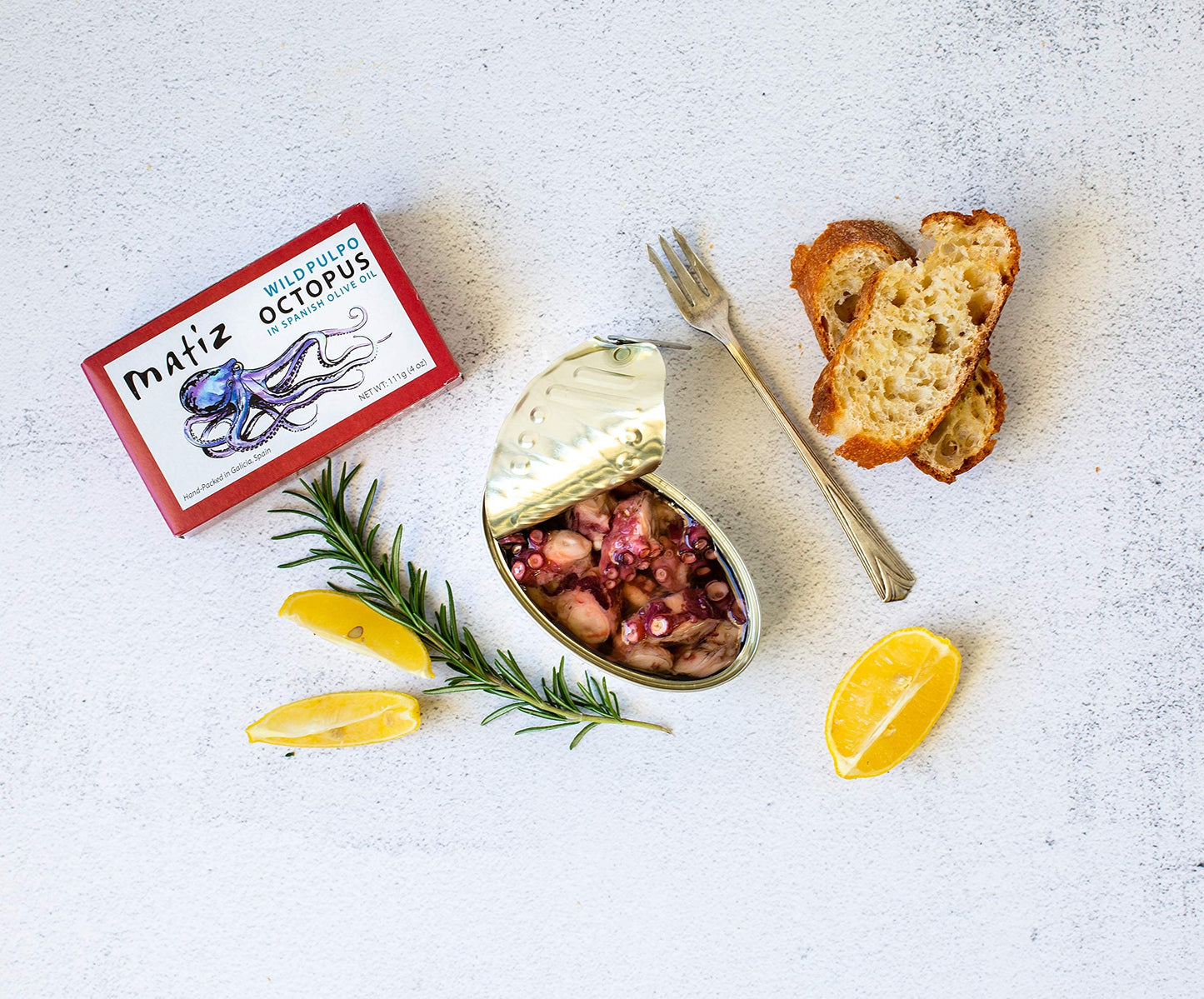 Matiz Pulpo Wild-Caught Pulpo Spanish Octopus In Olive Oil 4.0 Oz
