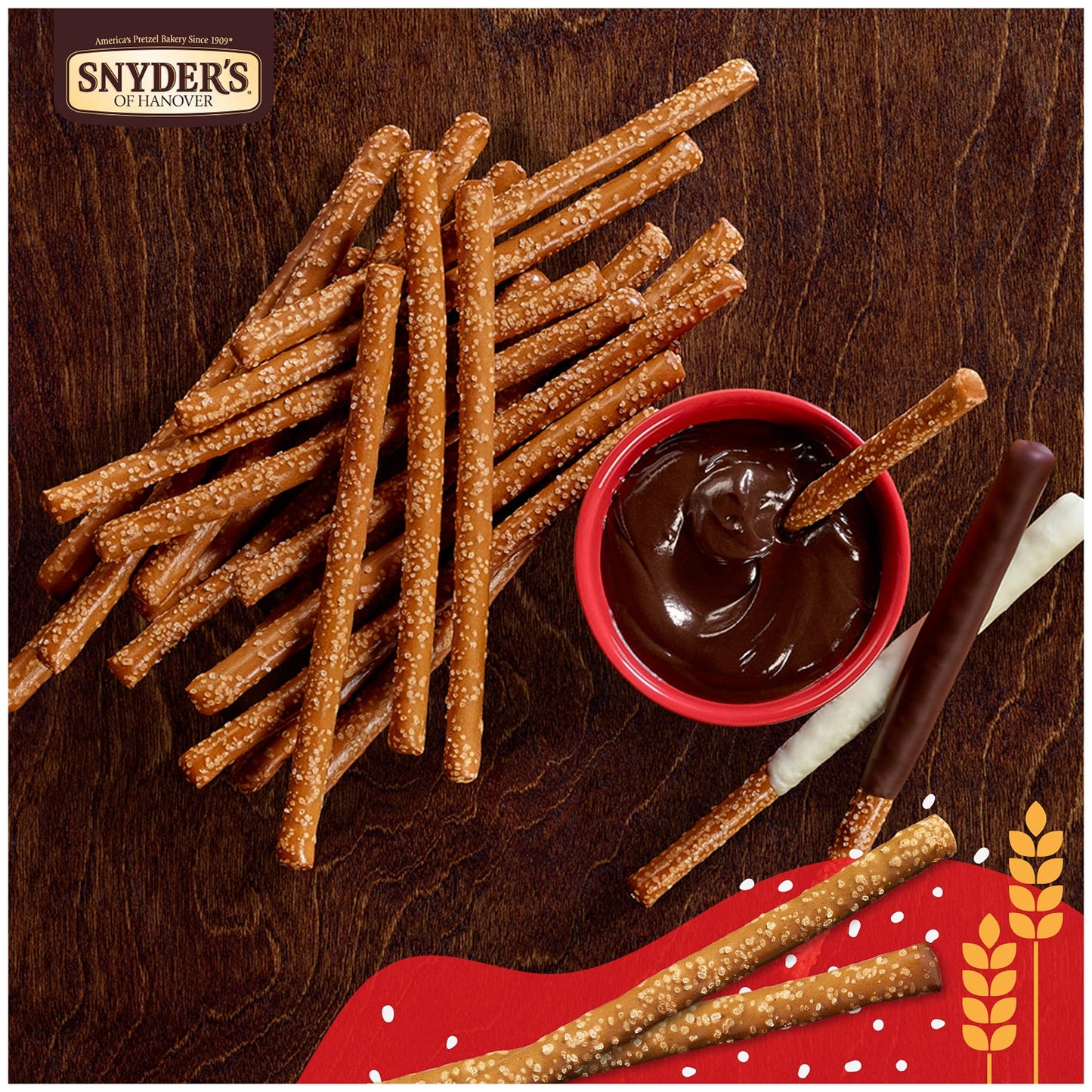 Snyder'S Of Hanover, Old Fashioned Pretzel Rods, 27 Oz Canister