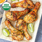 Just Bare Organic Fresh Chicken, Drumsticks, 1.5 lb