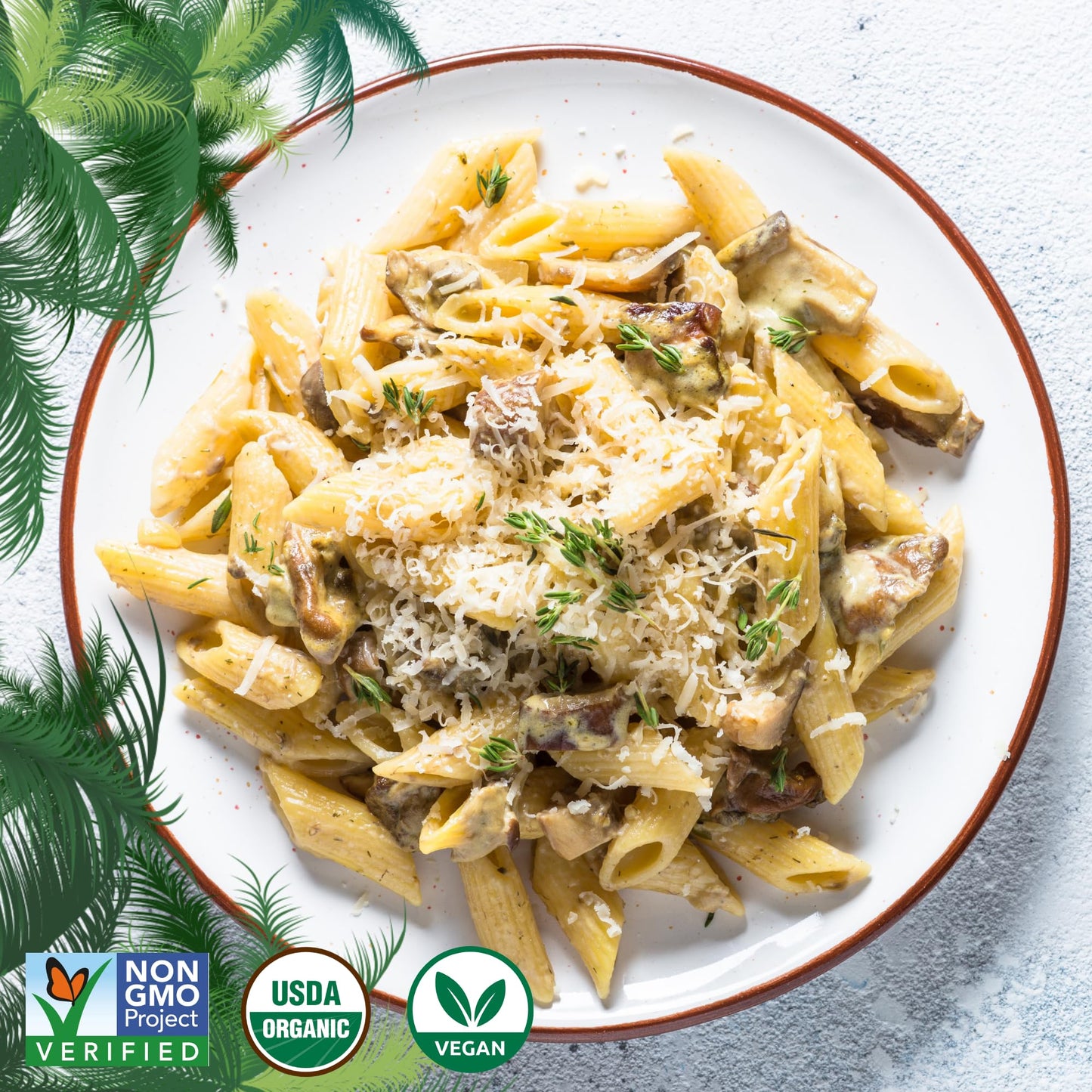 Native Forest Organic Mushrooms Pieces & Stems  Canned Mushrooms, Low Fat, Low Calories, Non-Gmo Project Verified, Usda Organic