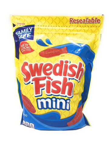 Mini Red Swedish Fish, 1Lb 12.8 Pound Bag