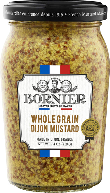 BORNIER Wholegrain Dijon Mustard 7.4 Ounce