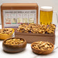 Nut Gift Basket In Unique Tin Box, Great Gift For Men, Women, Families, Spicy World Peanut Flavors From Africa, Caribbean, Thail