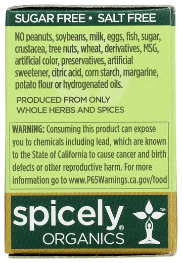 Spicely Organic Cardamom Pods Black Whole 0.20 Ounce Ecobox Certified Gluten Free