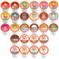 Coffee Pod Variety Packs Flavored Sampler, Assorted, Compatible with 2.0 K-Cup malt-inspired, 52 Count
