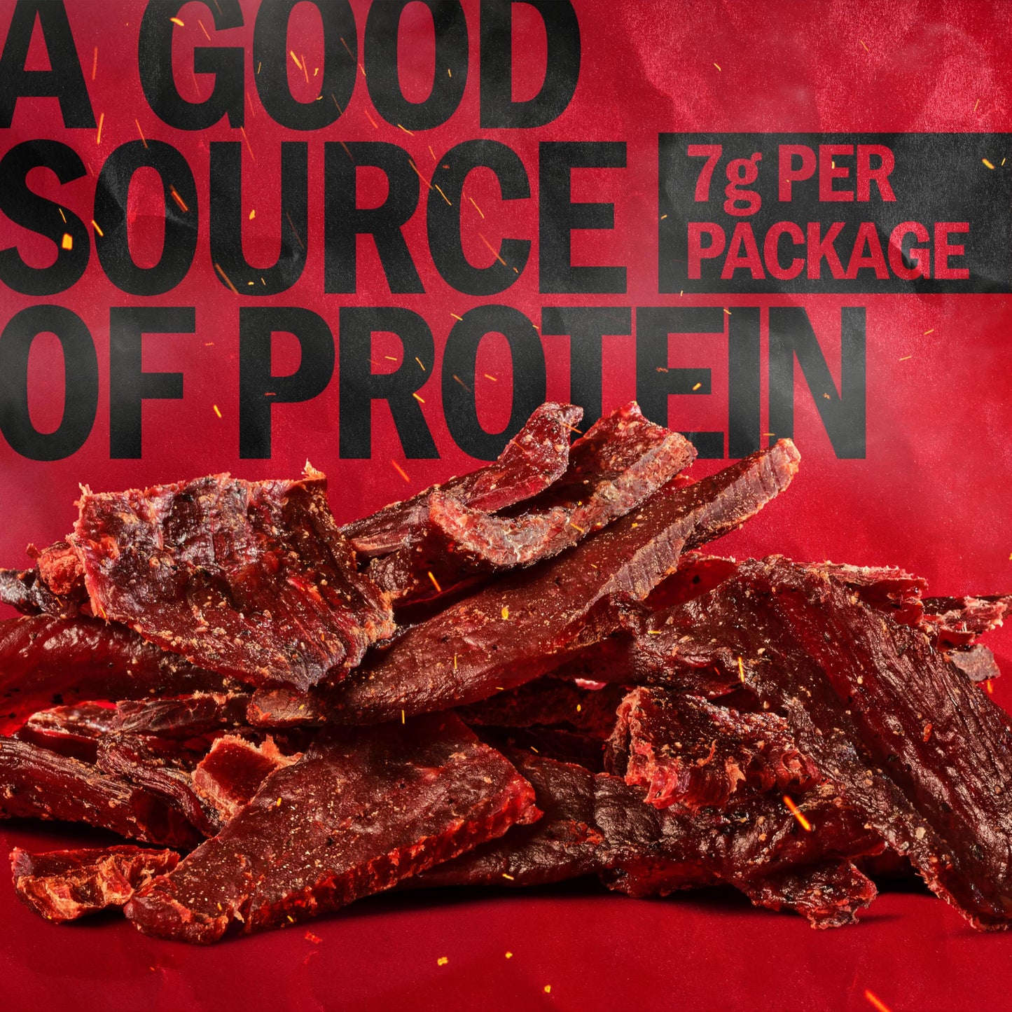 Jack Link s Beef Jerky  Original  Multipack Bags - Flavorful Meat Snacks for Lunches  Ready to Eat Protein Snacks  Individual Packs - 7g of Protein  Made with 100% Beef - 0.625 oz (Pack of 48)