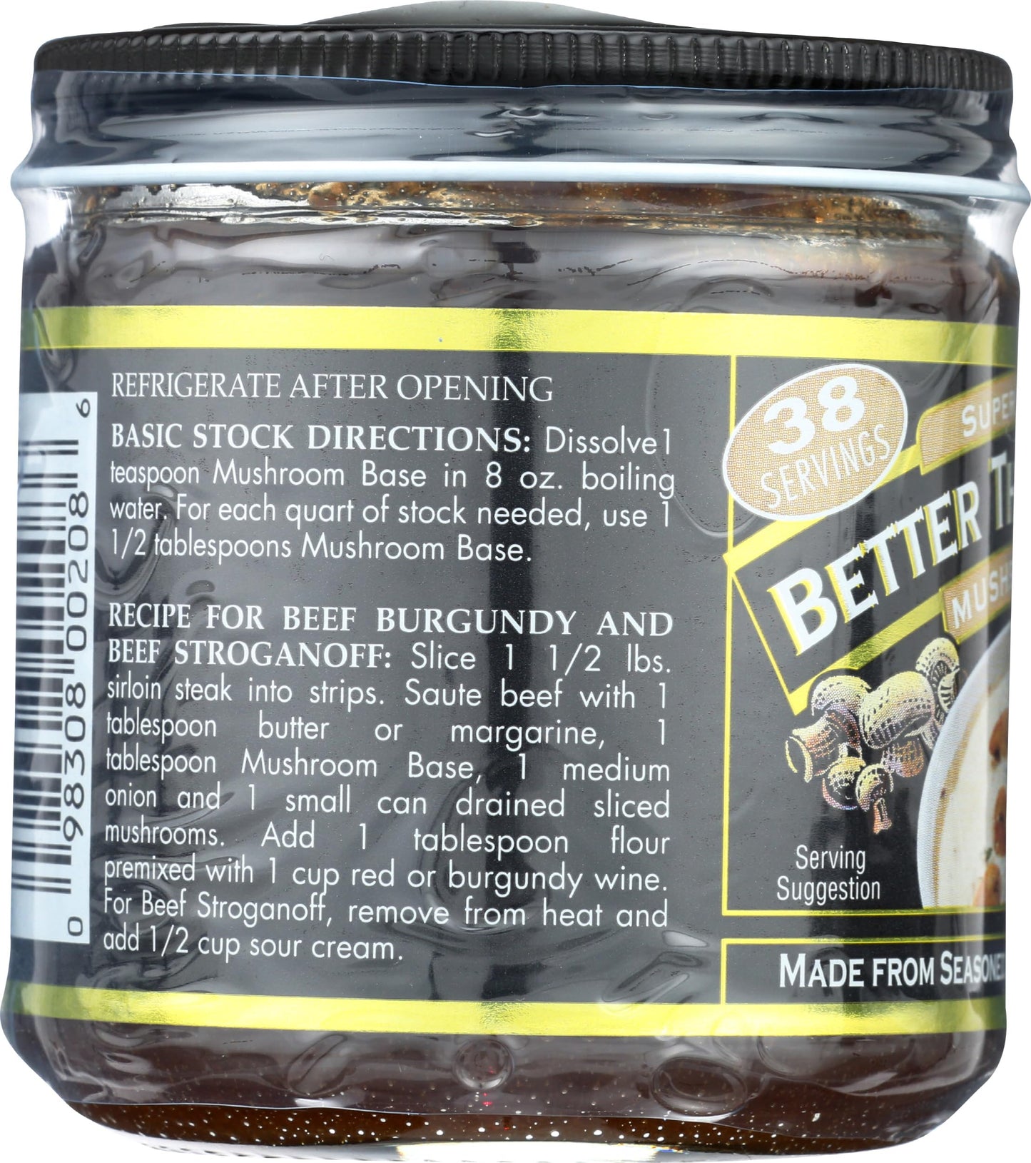 Better Than Bouillon Mushroom Base, 8 Ounces (Pack Of 6)