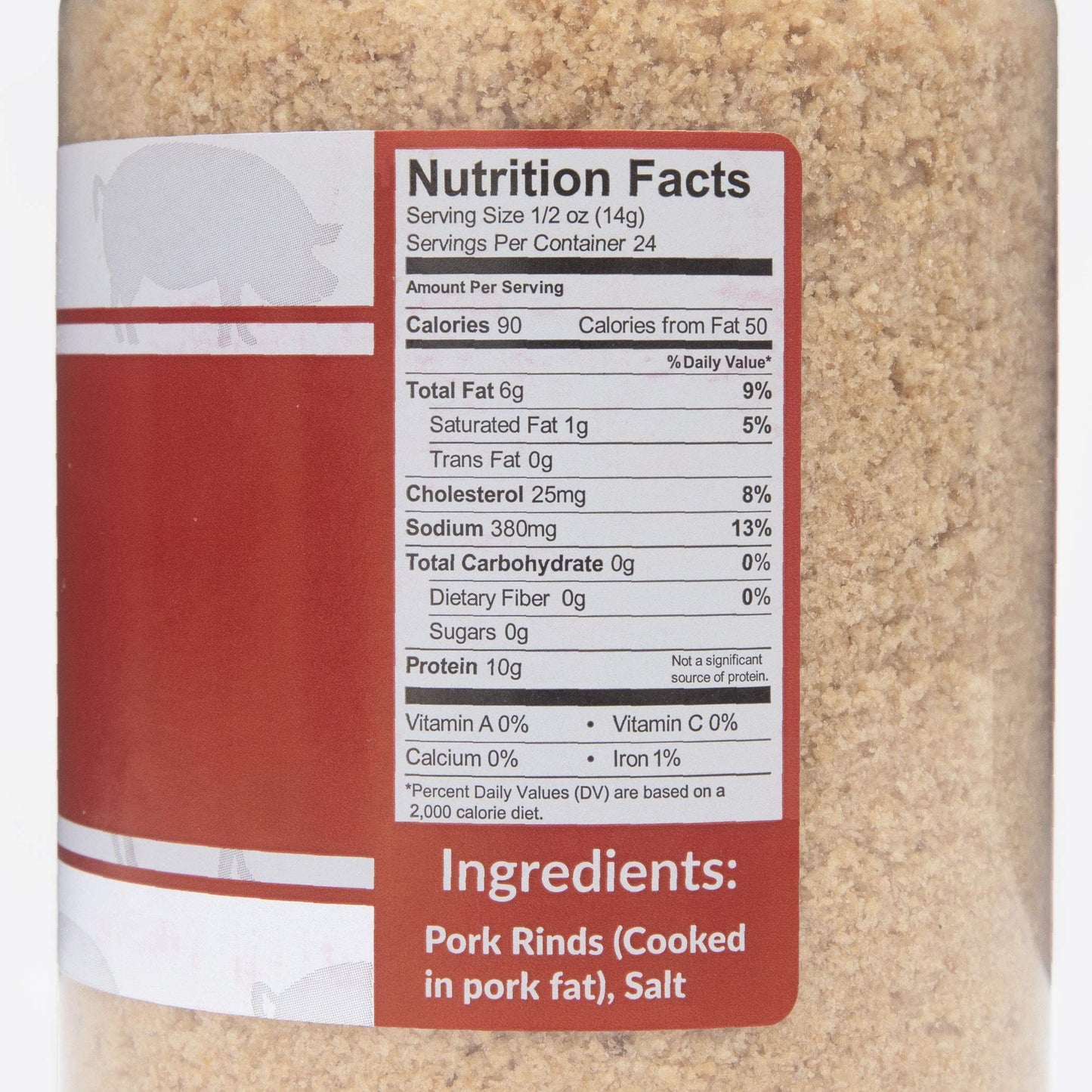 Pork Panko - 0 Carb Pork Rind Bread Crumbs - Keto And Paleo Friendly, Naturally Gluten-Free And Carb-Free - Case Of (6) 12Oz Por