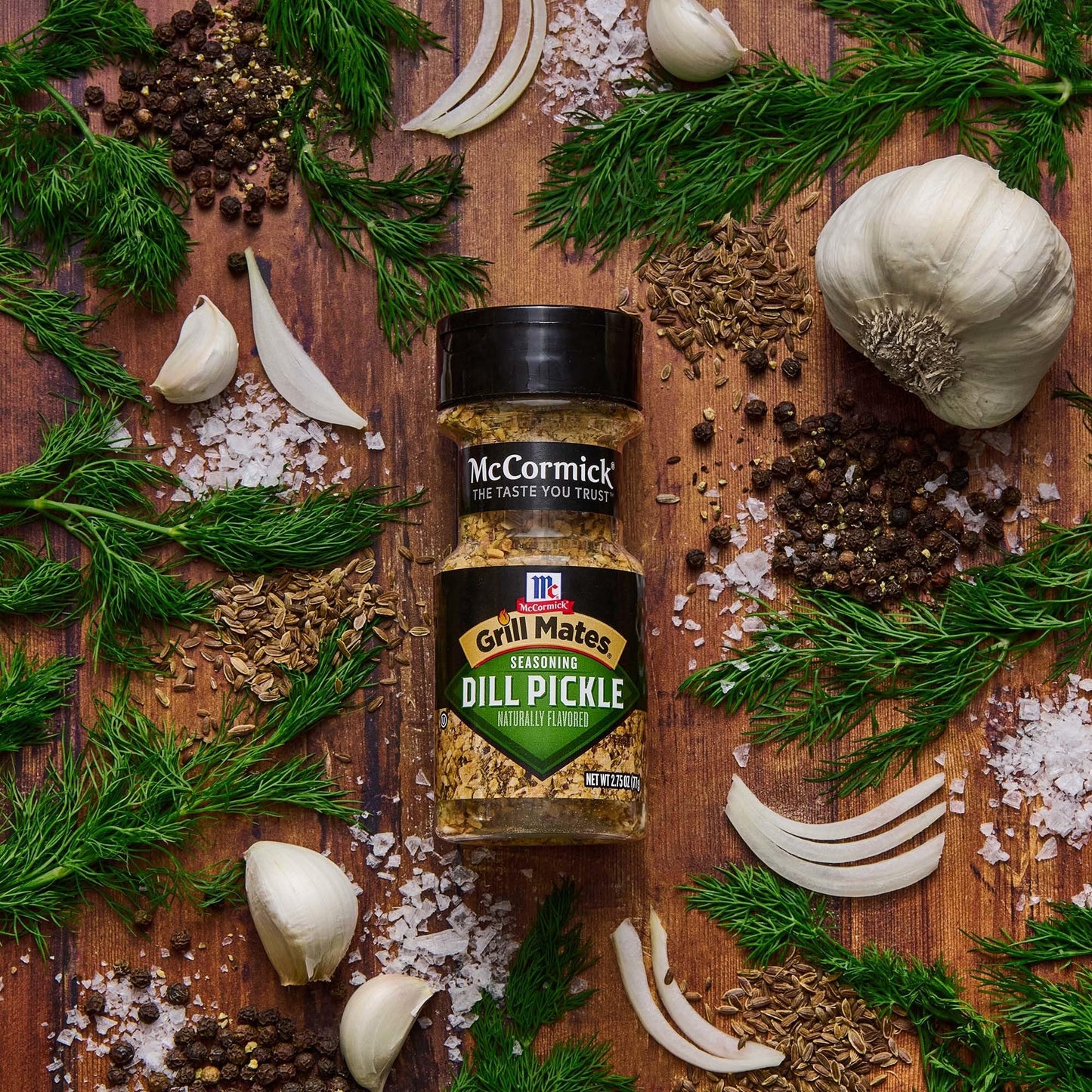McCormick Grill Mates Dill Pickle Seasoning, 2.75 oz (Pack of 2)