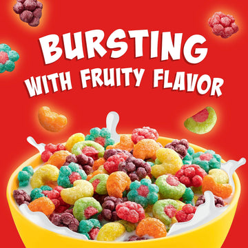 Trix Fruity Breakfast Cereal, 6 Fruity Shapes, Whole Grain, Family Size, 16.1 Oz