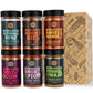Classic S Of Enhanced Bbq Seasonings - Holy Cow, Adam’S Rib, Angel’S Wings, Smoky Pig, Ultimate Rub & Veggie War Bbq Rubs | Pack Of 6 | 100% Natural | Great Foodie Gift