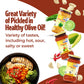 ASHOKA Green Chilis Pickle in Olive Oil, All Natural, Vegan, 300 Grams (Pack of 1)