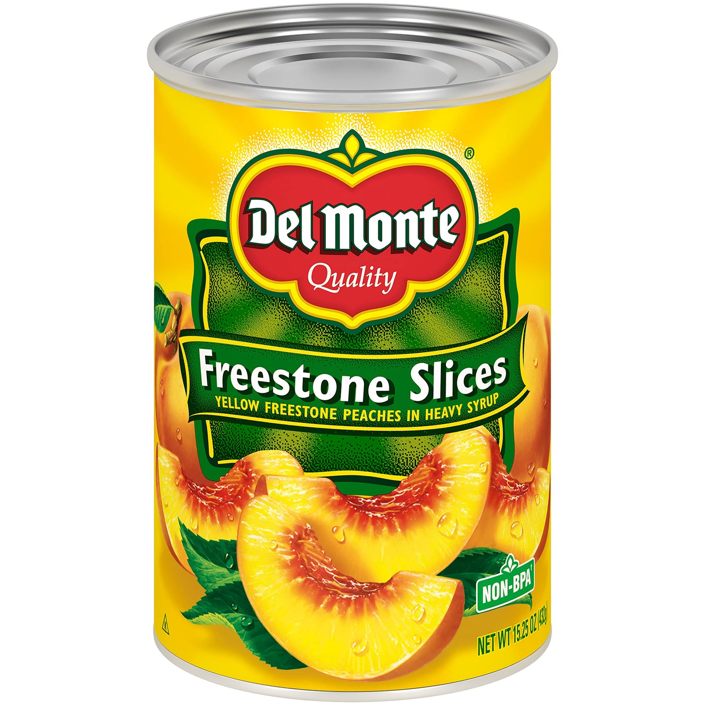 Del Monte Canned Sliced Peaches in Heavy Syrup, 15.25 Ounce, Model 2000852