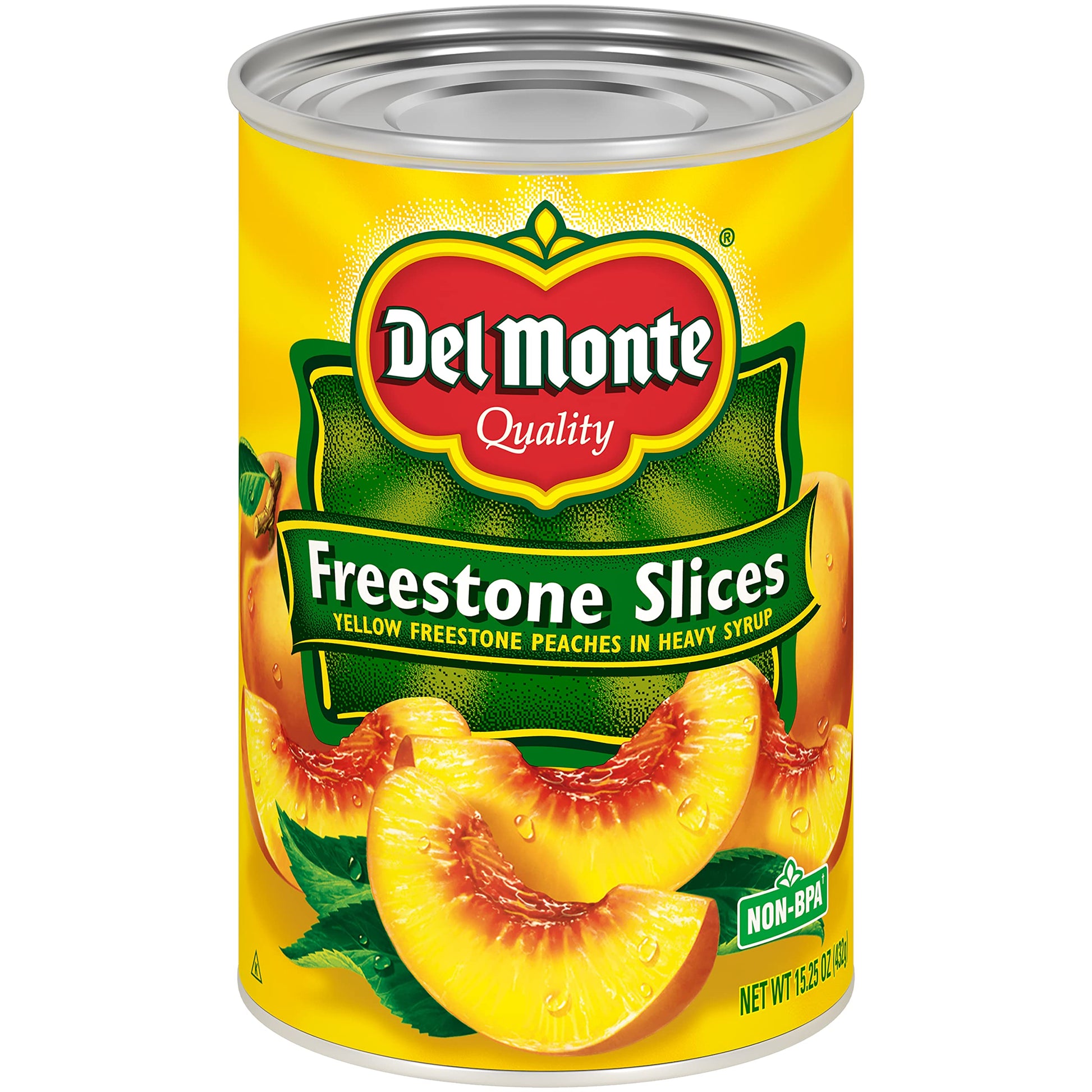 Del Monte Canned Sliced Peaches in Heavy Syrup, 15.25 Ounce, Model 2000852