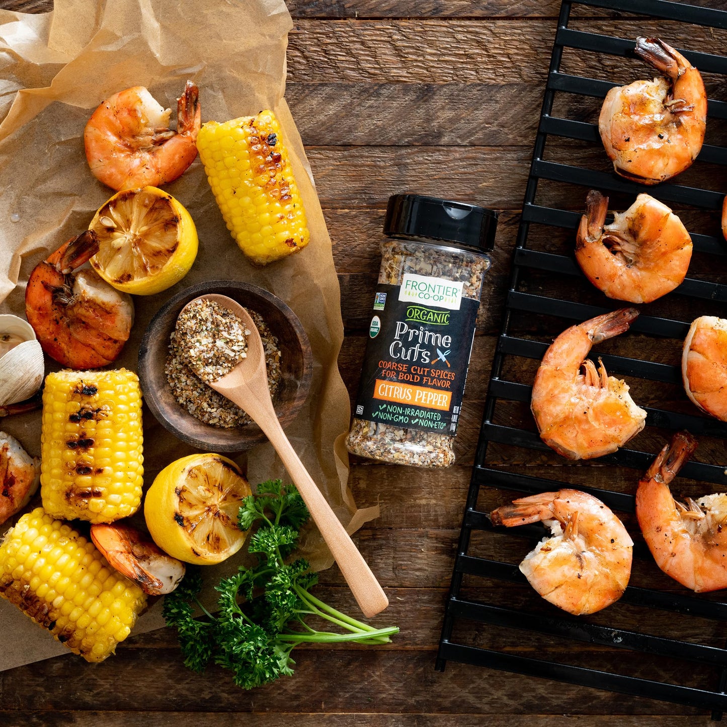Frontier Prime Cuts Citrus Pepper Blend, Organic, 4.09 Ounce