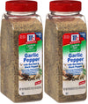 McCormick California Style Garlic Pepper with Red Bell & Black Pepper Coarse Grind Seasoning, 22 oz (Pack of 2)