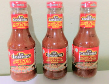 La Costena Salsa 16.7oz Bottle (Pack of 3) (Homestyle Mexican - Medium)