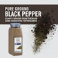 McCormick Culinary Pure Ground Black Pepper, 18 oz - Bulk Finely Ground Pepper for Chefs and Shaker Refills