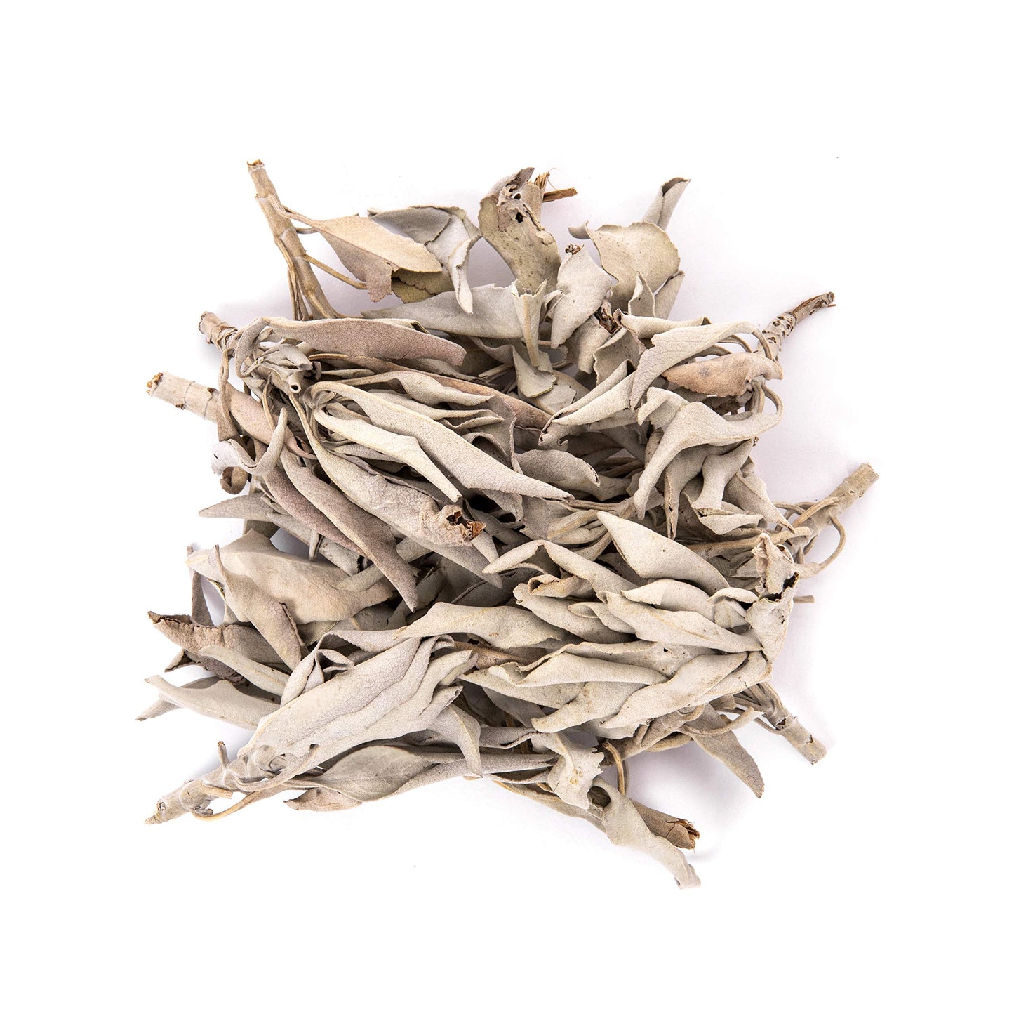 Juniper Ridge | White Sage Loose Leaves | Salvia Apiana Clusters | Dry Burning White Sage |  Lb Bag