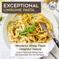 MORELLI Lemon Pepper Linguine Pasta - Organic, Naturally Flavored, 8.8 Ounce (Pack of 16), Italian Basil Green, Model 14120