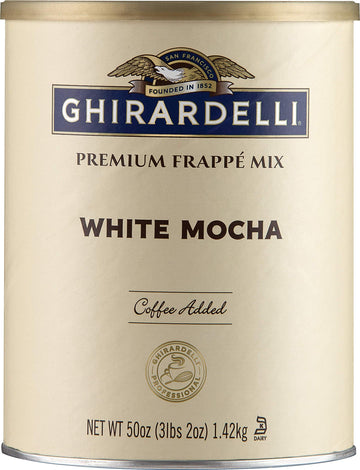 Ghirardelli White Mocha Frappe, 3.12 Pound