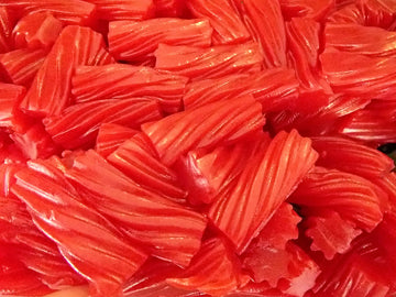 Australian Strawberry Licorice Twists | Soft Strawberry Licorice 1 Pound (16 Ounce) By CandyKorner