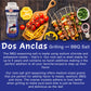 Dos Anclas Sal Parrillera 3 Pack, Rock Salt for Grilling and BBQ, Refined Medium Grain Salt for Meat and Seafood, Multi-Purpose