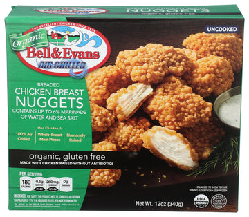 BELL & EVANS Organic Chicken Nugget, 12 OZ