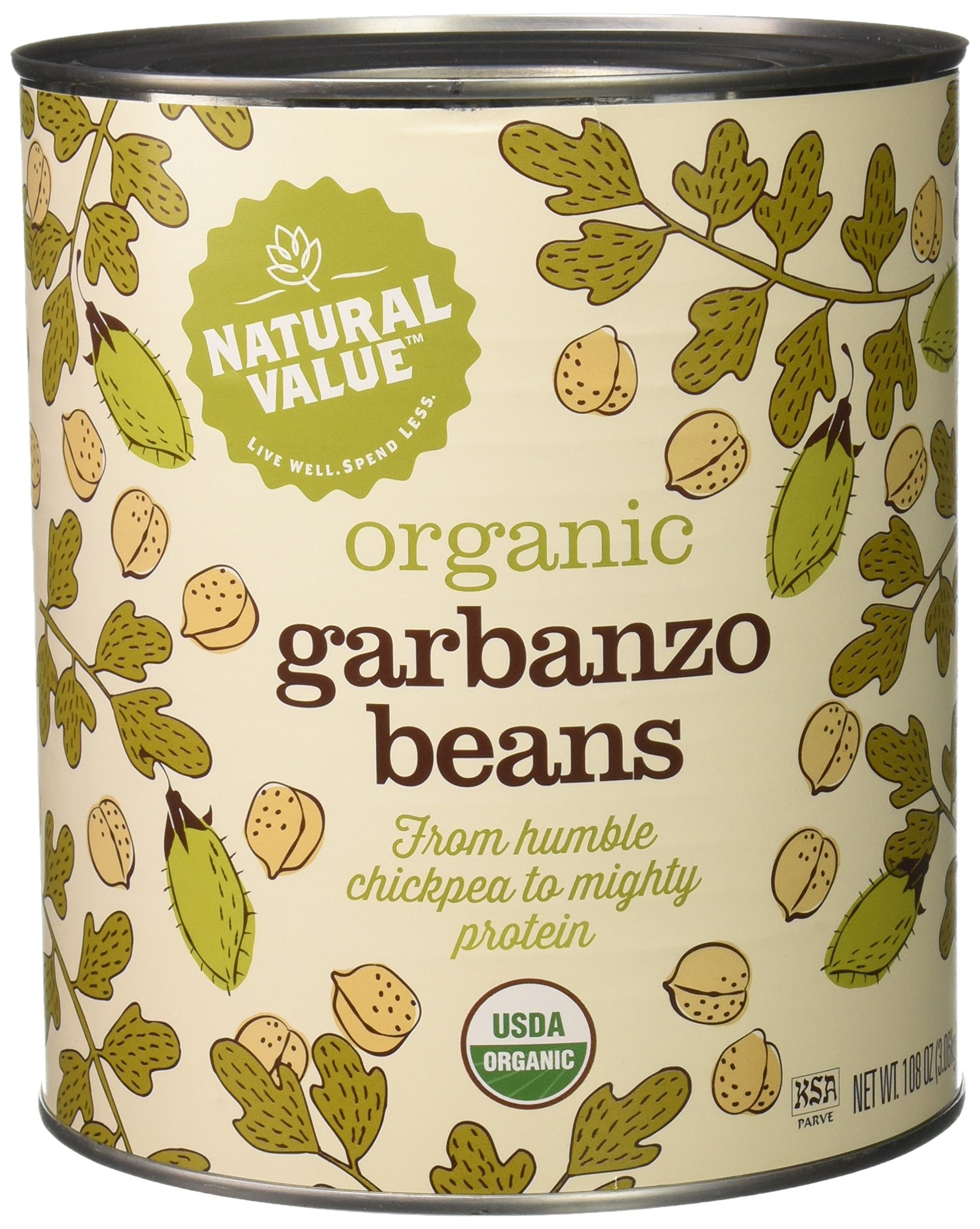 Natural Value Bean Garbanzo Org