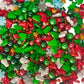 1 Bottle Edible Mixing Christmas Sprinkles | Cake Cupcakes and Ice Cream Topper Decorations | Edible Holiday Sprinkles 3.35 OZ (