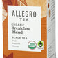 Allegro Coffee Organic Breakfast Blend Tea Bags - 20 Count Pack