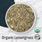 J MAC BOTANICALS Organic Lemongrass Tea, Cut & Sifted, 8 oz Bag, Certified USDA Organic, Packaged in the USA