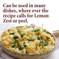 The Spice Way Lemon Peel - Granules (4 Oz) Zest And Rind Without Any Preservatives. Fresh Lemon Zest Or Dried Lemon Peel For Coo