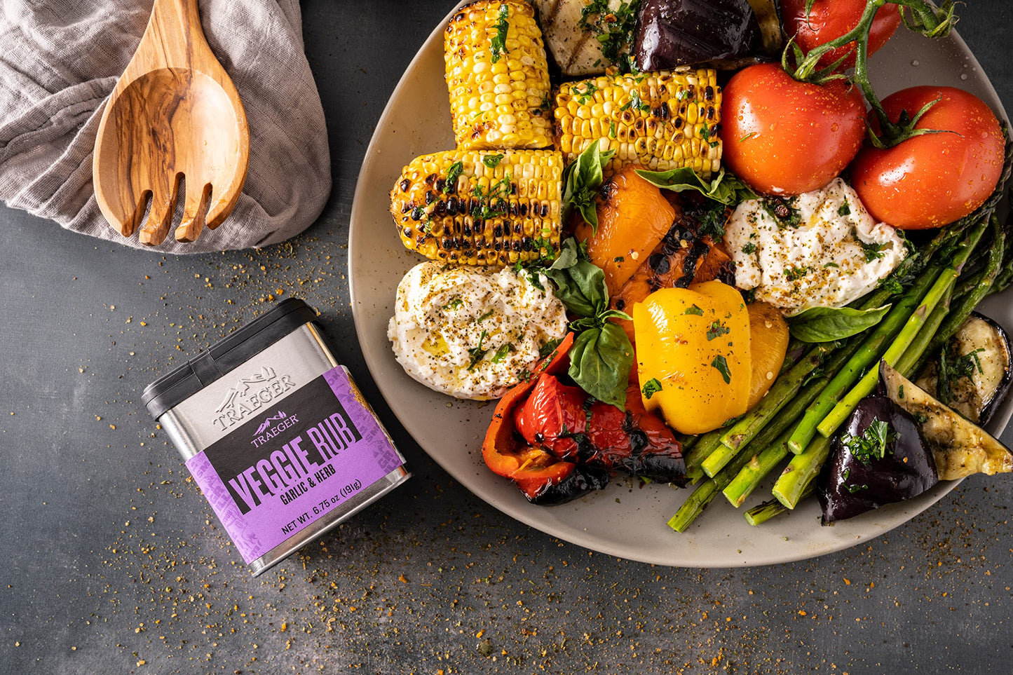Traeger Grills Spc182 Veggie Rub With Garlic & Herb