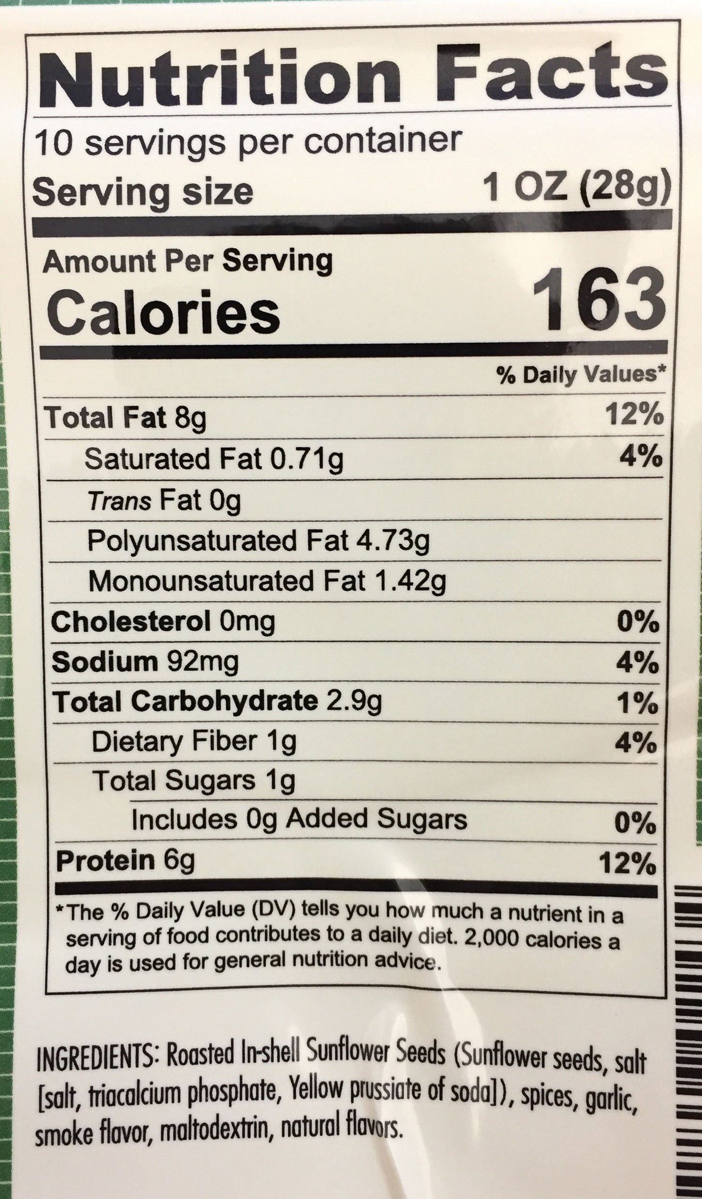 Bricktown Goods Smoked Jalapeno Flavored Sunflower Seeds, 8 oz, Boldly Seasoned, In-Shell, Perfect for Snacks