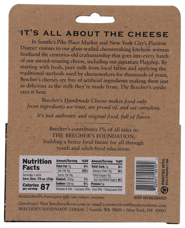 Beechers Flagship Cheese Stick 8 Count, 6 Oz