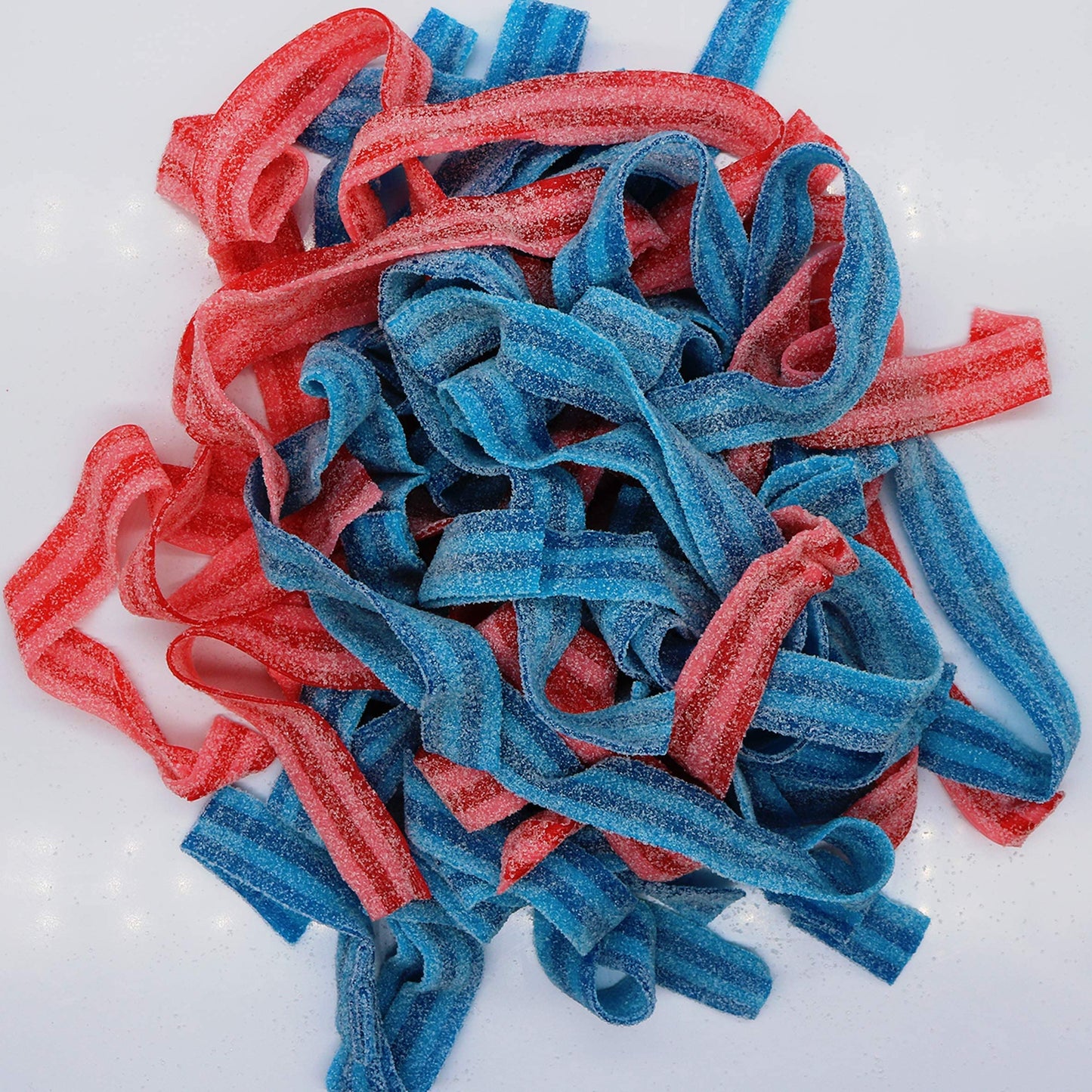 Smarty Stop Sour Mix Belt Gummy Candy Collections (Freedom Mix/Raspberry-Cherry & Blueberry, 1 Pound (Pack Of 1))