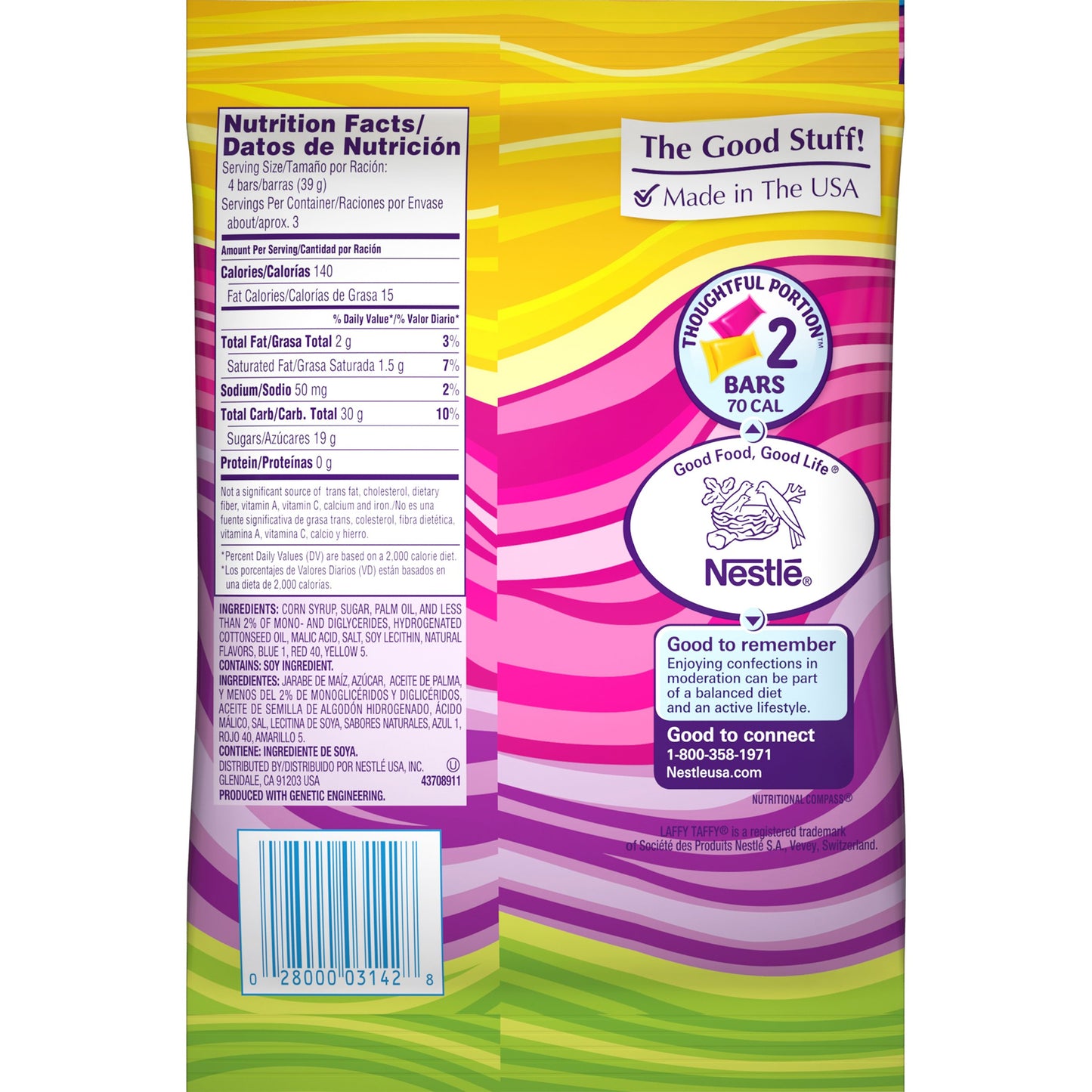 Wonka Laffy Taffy Assorted Candy 4.2 Ounce