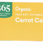 365 By Whole Foods Market, Organic Instant Oatmeal, Carrot Cake, 8 Count, 11.3 Ounce