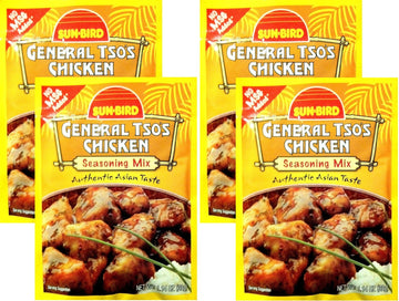 Sunbird General Tso'S Chicken Seasoning Mix, 1.14 Ounce Packet (Pack Of 4)